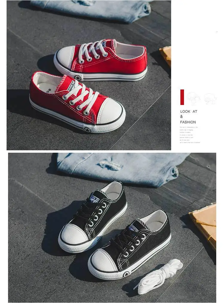 Children tennis kids shoes 2019 solid breathable canvas girls  boys shoes kids sneakers high quality athletic shoes tmallfs (7)