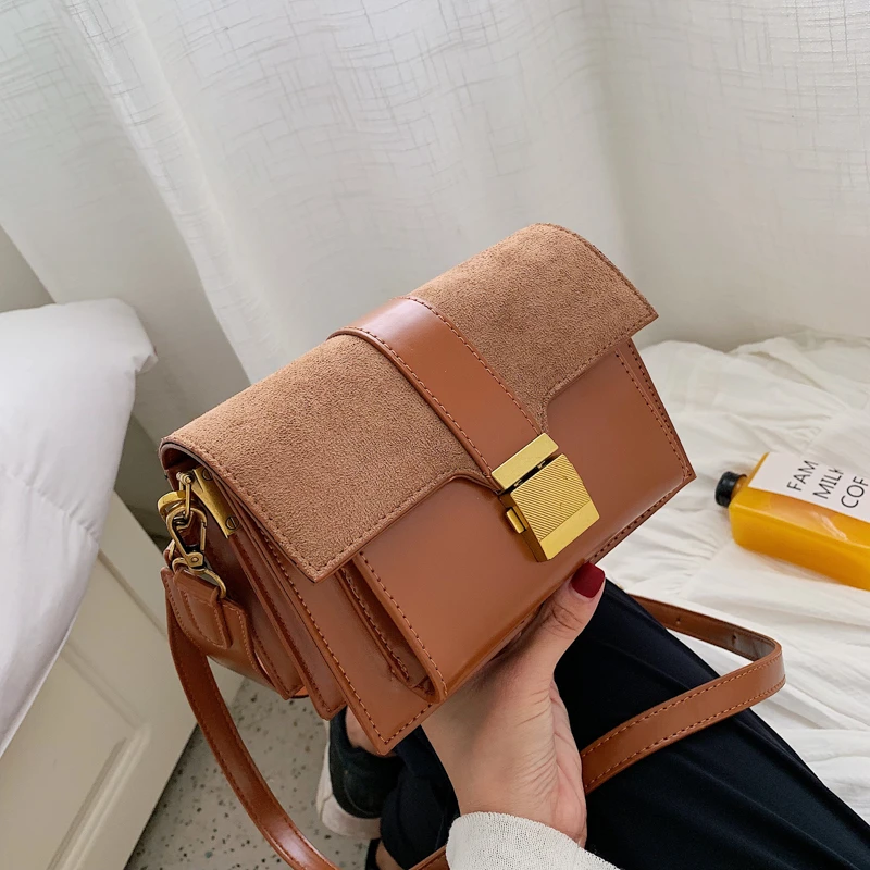 

Small Square Crossbody Bags For Women 2019 Luxury Handbags Women Bags Designer PU Leather Shoulder Messenger Bags Sac A Main