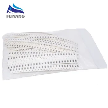 

SAMIORE ROBOT 1250PCS/LOT 50 Value 1206 SMD Resistor Kit (0R~10MR) 5% 100% NEW AND ORIGINAL Chip Resistance Assorted Set kit