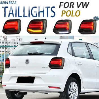 

BERA BEAR Car Styling LED Taillights For Volkswagen Polo Tail Lamp 2011-2017 LED light DRL+Brake+Back-up+turn signal Taillight