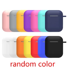 Несколько цветов анти-потеря и падение крюк Защитная крышка для Airpods Bluetooth Силиконовые беспроводные наушники Drop-proof чехлы