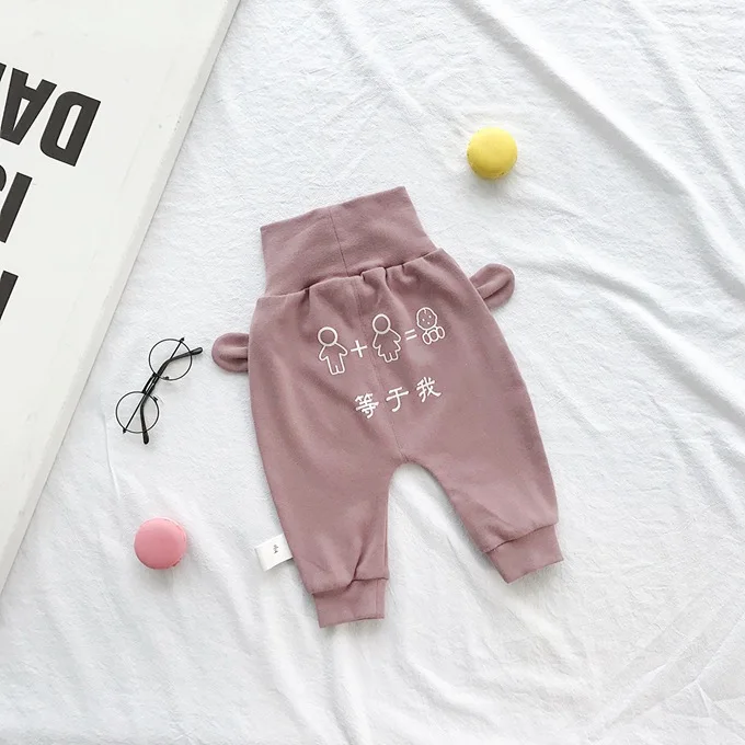 Mini Babe City/Новые Осенние товары; большие брюки для младенцев с принтом героев мультфильмов; Брендовая детская одежда; детские брюки