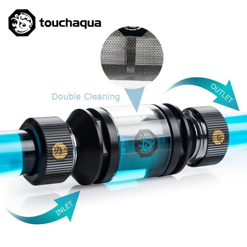 Bitspower Touchaqua G1/4" Water Cooling Filter Universal Use Double