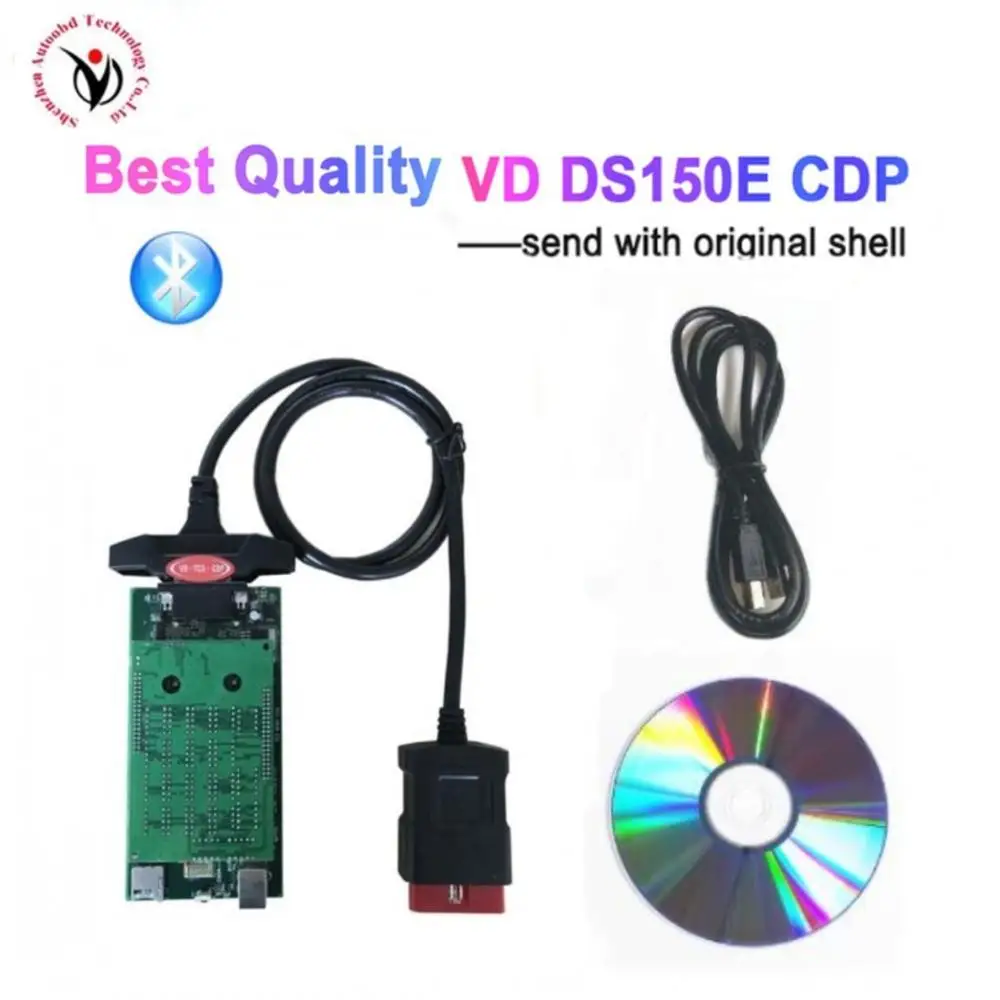 £23.54 Vd Ds150e Cdp With Bluetooth 2016r0 Keygen Obd2 Scanner For