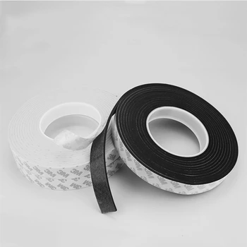 

Custom Self-adhesive EVA Traceless Tape 5mm 6mm 8mm 10mm 15mm 20mm 25mm 50mm 1000mm x 3mm Seal Strip 5m White Black