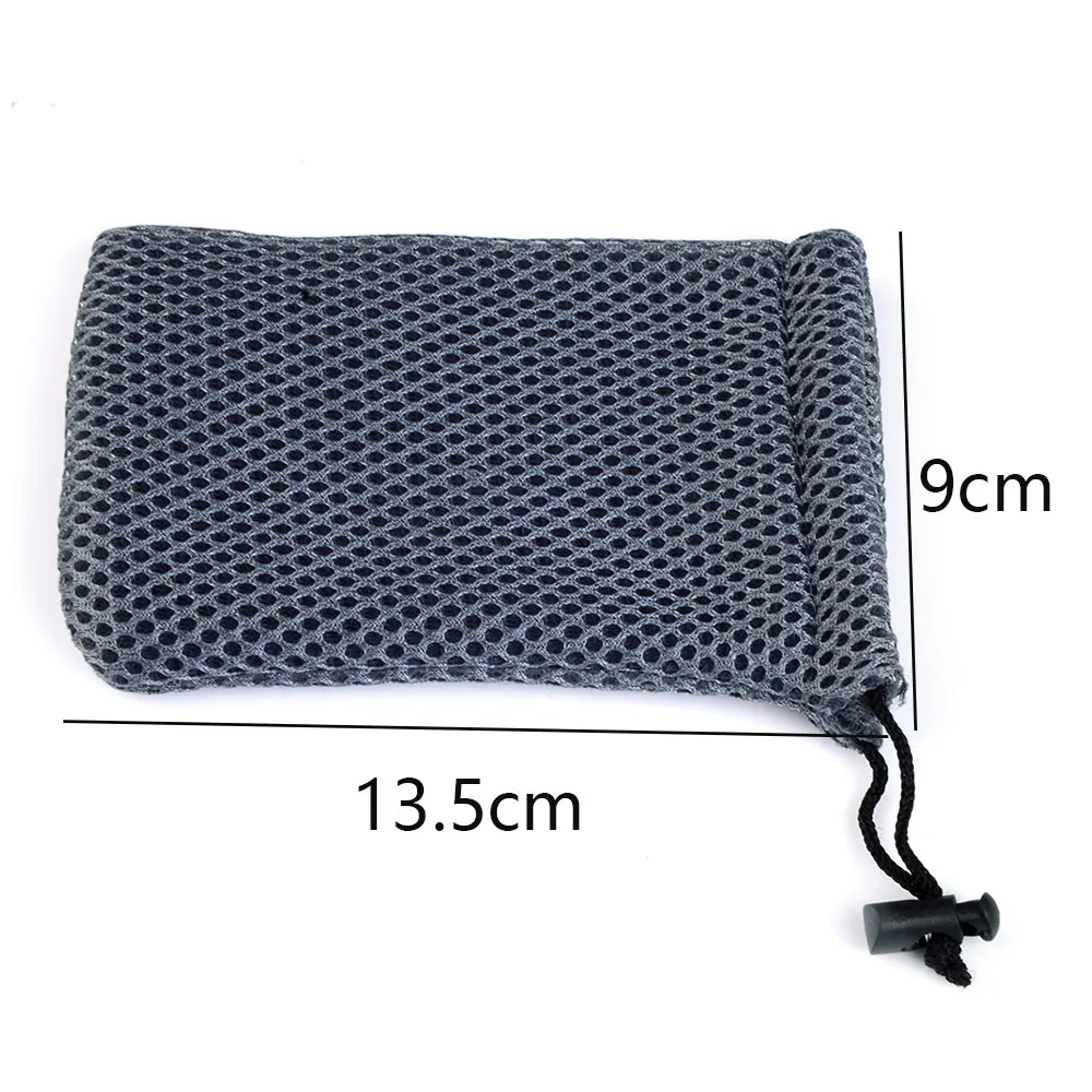 LFPU 5/10pcs/lot Nylon Drawstring Mesh Jewelry Bag 9*13.5cm Mesh Gift Pouches For Gift Glasses Phone Jewelry Packing