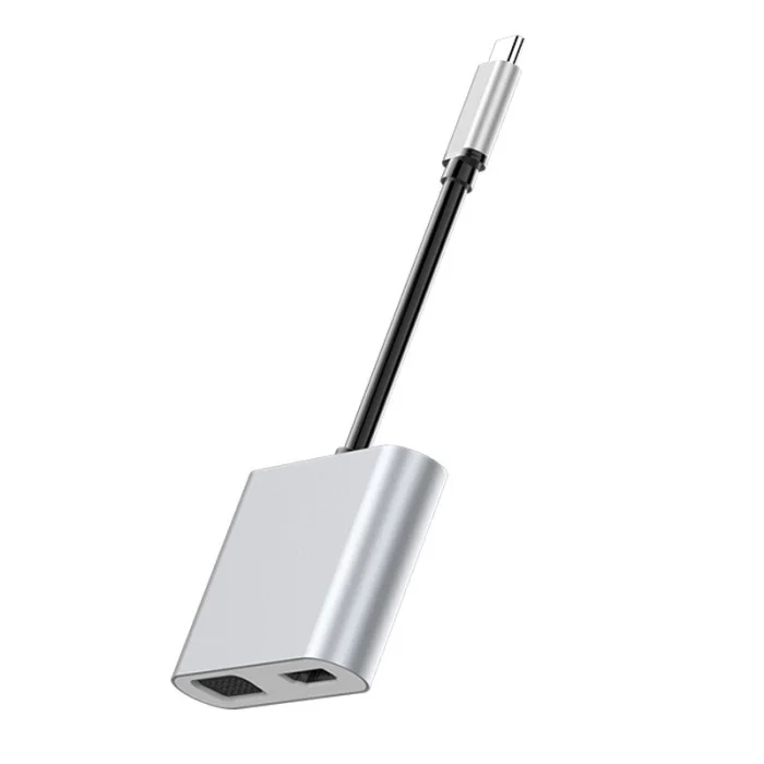 USB C концентратор USB3.1 тип-c к HDMI адаптер док-станция с 4K HDMI VGA OTG PD зарядка XR649