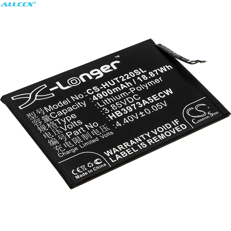 Кэмерон Sino 4900mAh аккумулятор HB3973A5ECW для huawei EVR-AL00, EVR-L29, Honor Note 10, mate 20 X, RVL-AL09