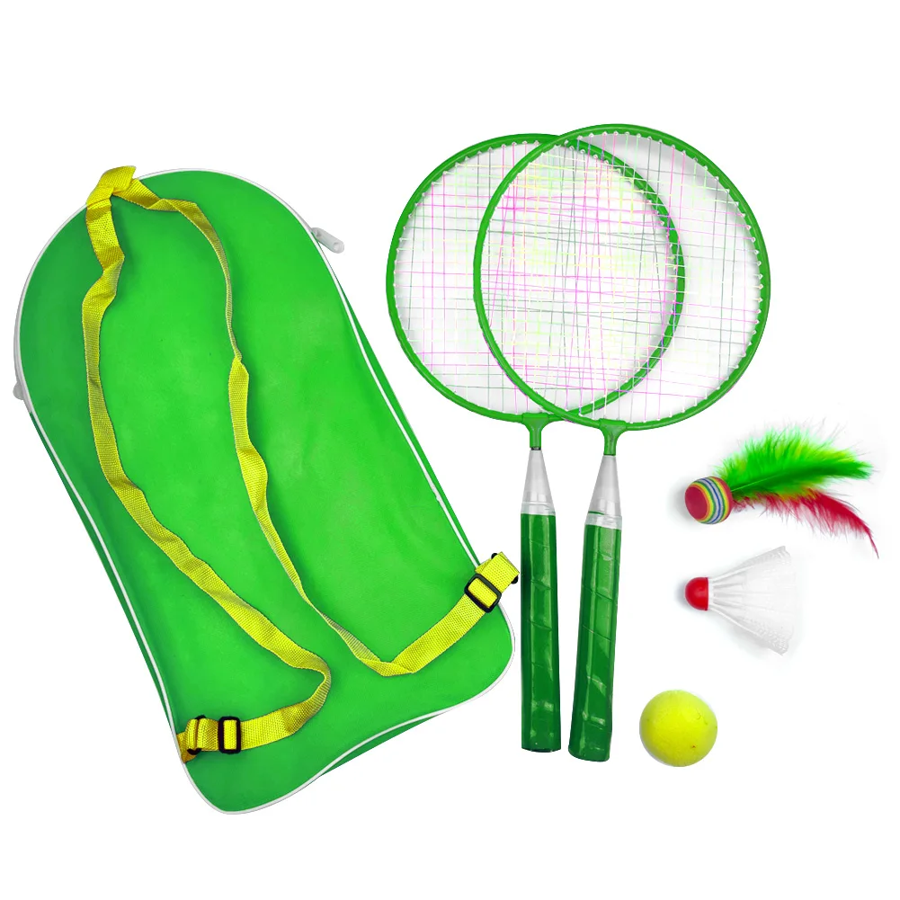 

1 Set With Shuttlecock Educational Kid Baby Outdoor Sports Outdoor Games Child Sport With Backpack Badminton Racket