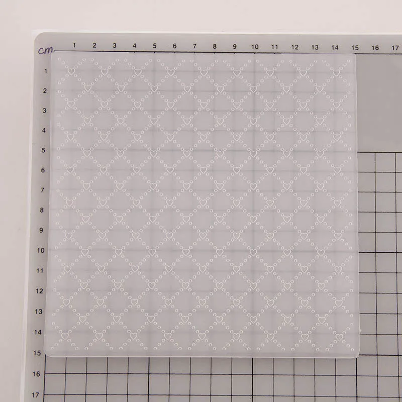 1Pcs 15*15 см 1 шт. пластиковый фотоальбом Декор DIY Скрапбукинг делая бумажные карты папки для тиснения шаблон прозрачный - Цвет: 1Pcs