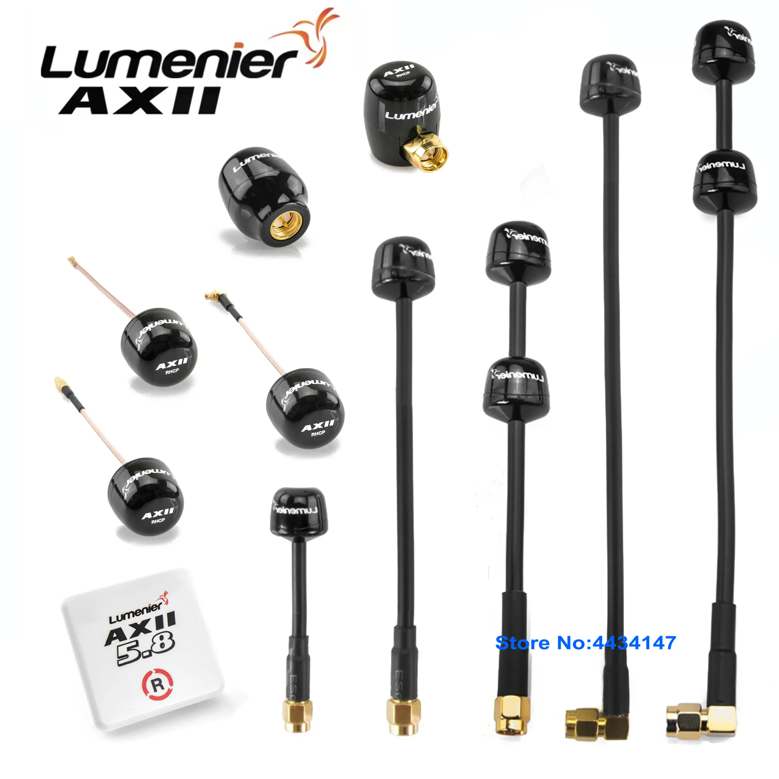 Антенна Lumenier AXII 2 с двойным диапазоном 5 8 ГГц дБи коэффициентом усиления FPV RHCP для
