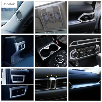 

Lapetus Interior Refit Kit For Mazda CX-5 CX5 2017 - 2020 Pillar A Stereo Speaker / AC Air Conditioning Panel Cover Trim Matte