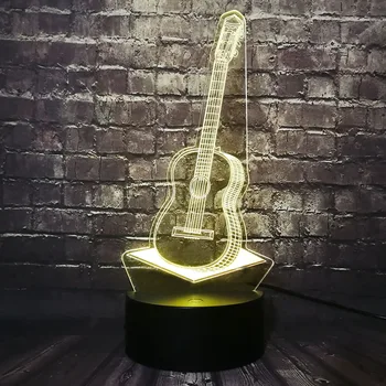 

Art Creative violoncello 3D Visual LED Musical Instruments cello Decor Girl Room Baby Sleep Table Night Light Holiday Kids lamp