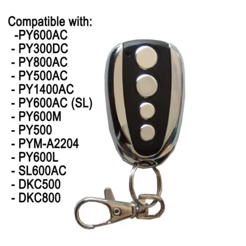 Transmitter Gate Opener Keyfob Transmitter Controller Remote Control PY800 PY600ACN PY300DC PY1400AC DKC500/800AC SL1500 2