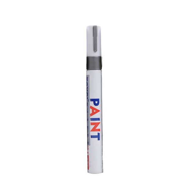 Car Repair Tools Kit Marker Pen Car Paint Repair Pen Accessories Color Pencil Paint Pen Permanent Scratch Tire Car Scratches silver