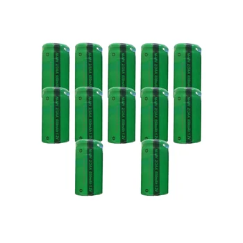 

12Pcs PKCELL Battery 2/3AA NI-MH 650MAH 1.2V Rechargeable Battery Batteries in flat top in industrial pvc package