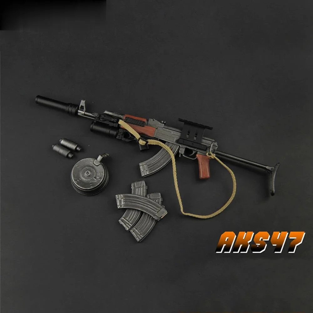 

1/6 Scale AKS47 Folding Stock Assault Rifle AK Series Automatic Rifle Gun Weapon Model Toy for 12" Action Figure