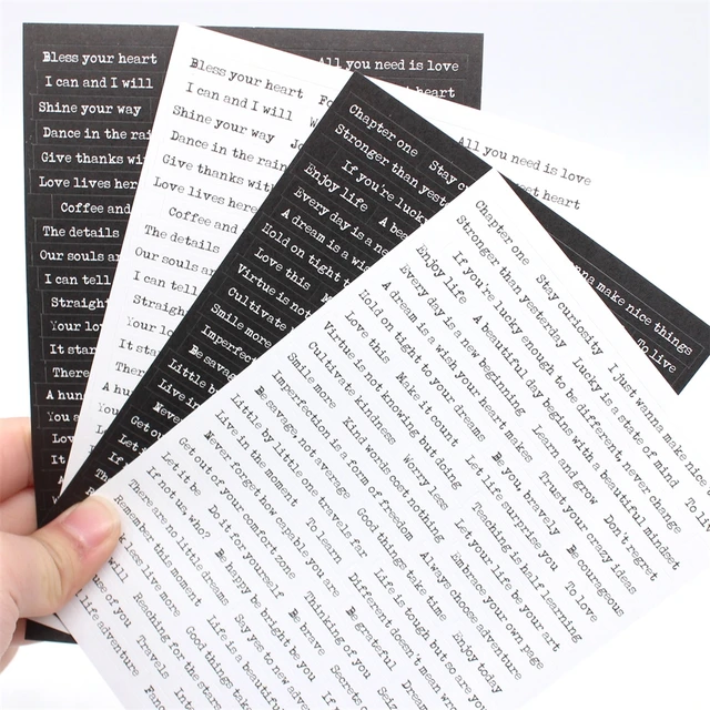 KSCRAFT 50pcs Old Newspaper Page Vintage Stickers for Scrapbooking Happy  Planner/Card Making/Journaling Project - AliExpress