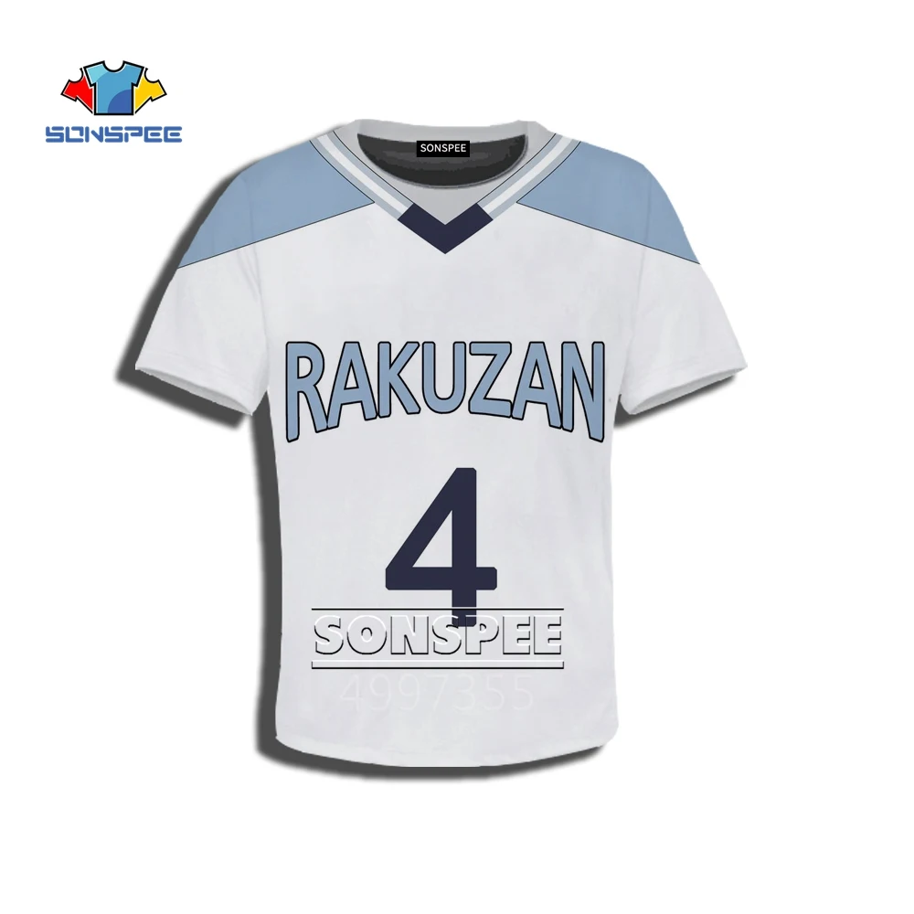 SONSPEE Баскетбол RAKUZAN № 4 Harajuku для маленьких мальчиков и девочек подростков 3D печатных футболка/Толстовка/толстовки детская одежда дети X171 - Цвет: 1