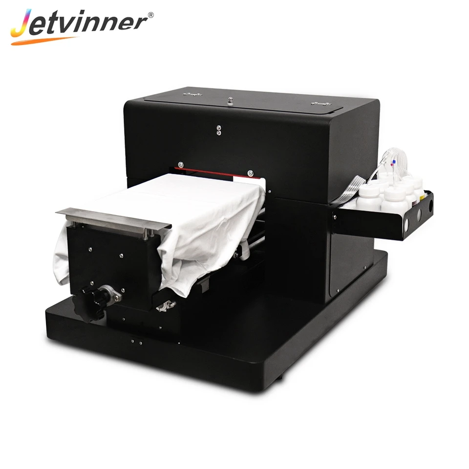 طابعة مسطحة بحجم A4 من Jetvinner لماكينة الطباعة EPSON L800 R330 للملابس  القطنية التي شيرت الطباعة النافثة للحبر بدون اتصال|الطابعات| - AliExpress