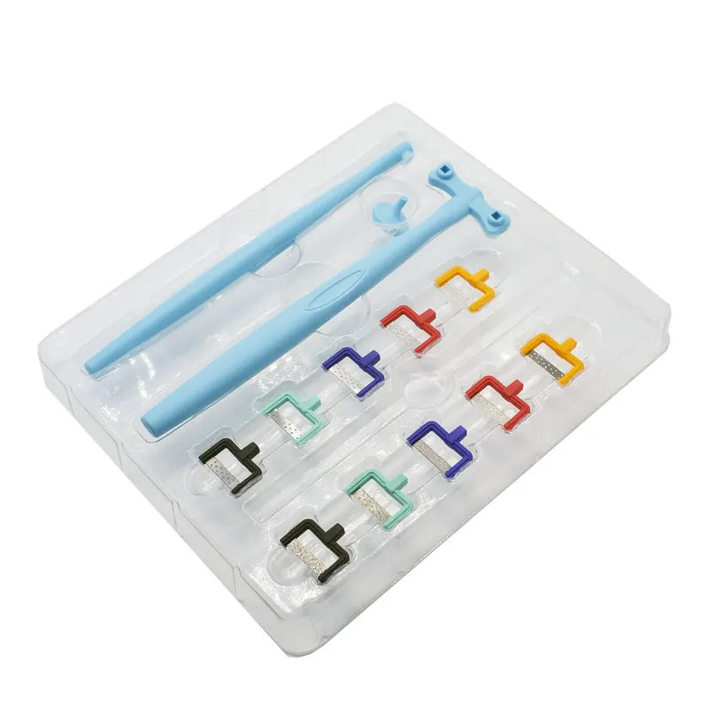 Disposable Dental Orthodontic Interproximal Enamel Polishing Tool Tooth