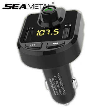 

Car Bluetooth FM Transmitter Wireless MP3 Player Handsfree Audio Receiver Dual USB Auto FM Modulator Car Electronics Accessories