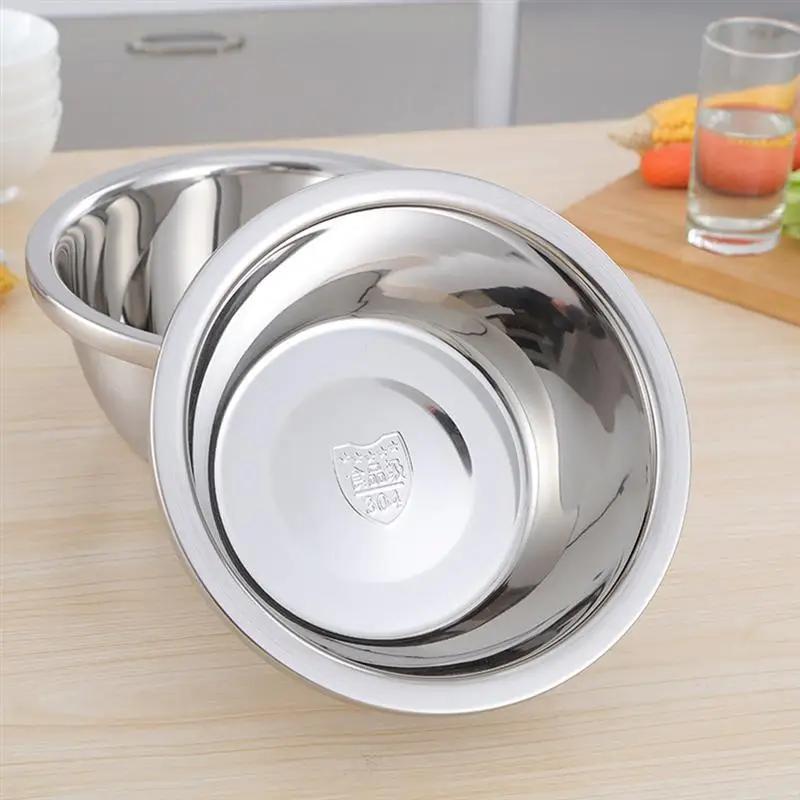 Большая миска для смешивания Tureens из нержавеющей стали многофункциональная
