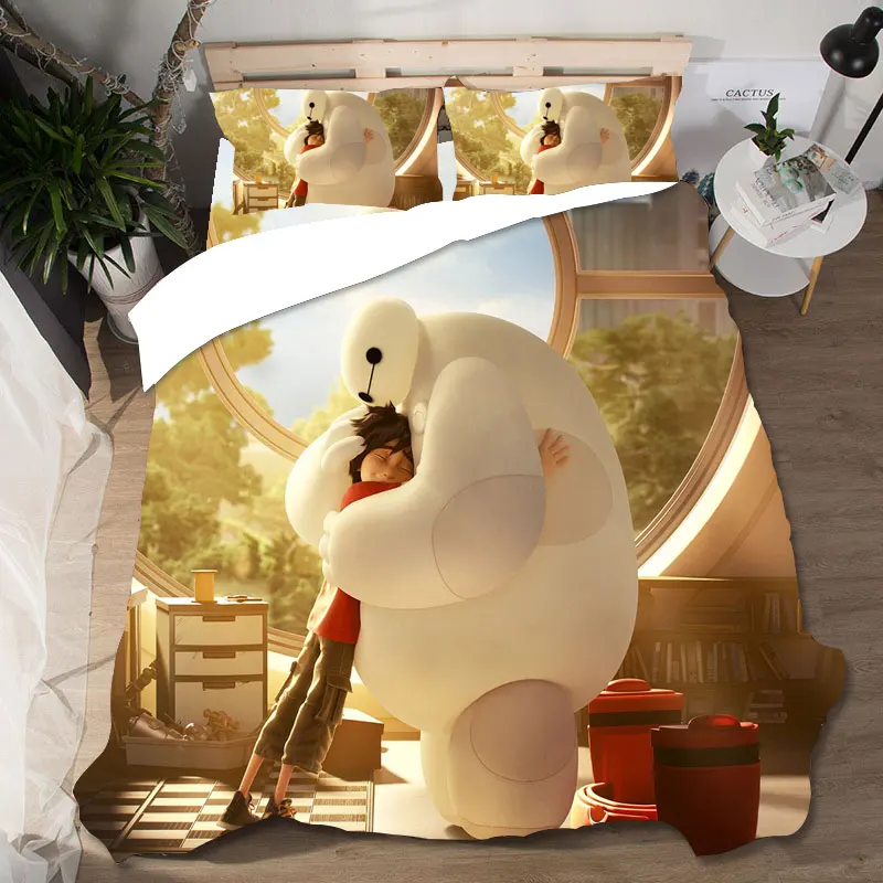 Baymax домашний текстиль постельное белье странные вещи Ropa De Cama Kid Sabanas Комплект постельного белья королевского размера Nevresim Takimlari постельное белье поплин