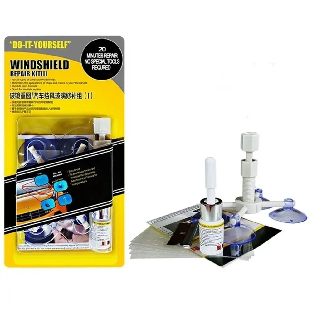 Glass Repair Tool Авто стекло Ремонт Инструменты комплект лобовое стекло телефон планшет экран царапины трещины Автомобили Мотоциклы окно корректор - Цвет: Glass Repair Tool