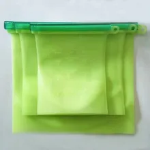 500/1000/1500 мл силиконовый мешок с зажимом мешок контейнеры герметичный многоразовый морозильник Ziplock свежие пакеты герметичное уплотнение