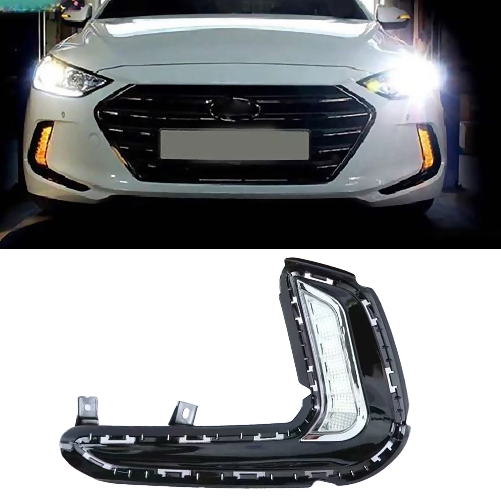 Автомобильная проблесковая 1 пара для Hyundai Elantra 2016 2017 2018 светодиодный автомобиль