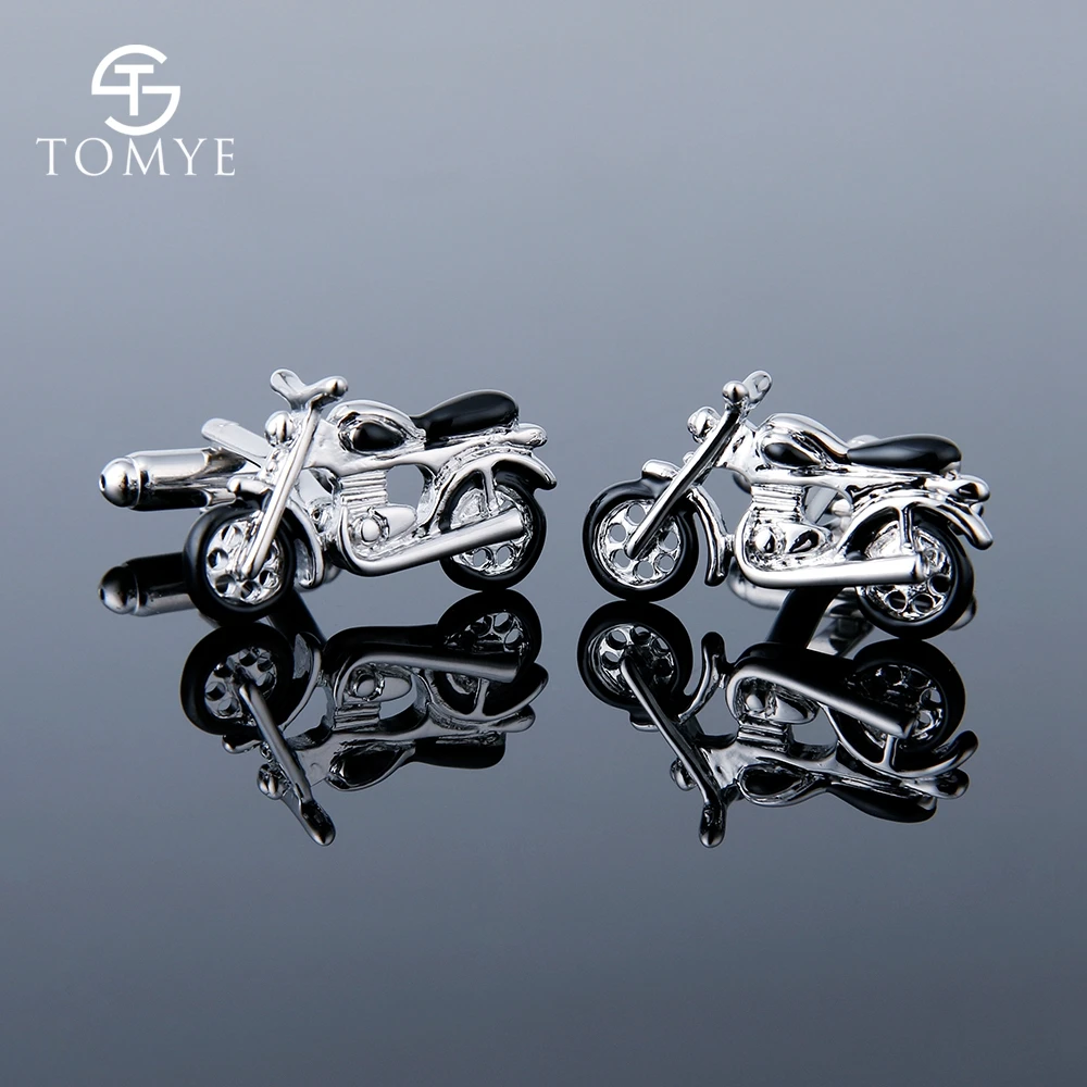 

Cufflinks Men TOMYE XK18S311 Fashion Silver Color Motorcycle Modeling Shirts Cuff Links