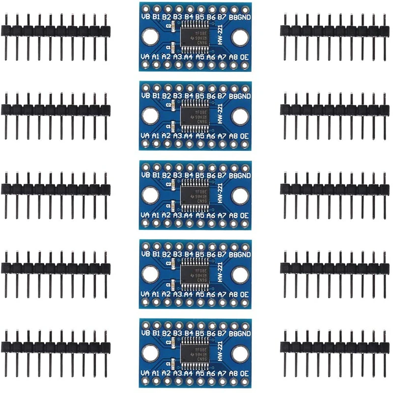 5pcs Bi-directional Logic Level Shifter Converter Module 5v to 3.3v for Arduino for sale online