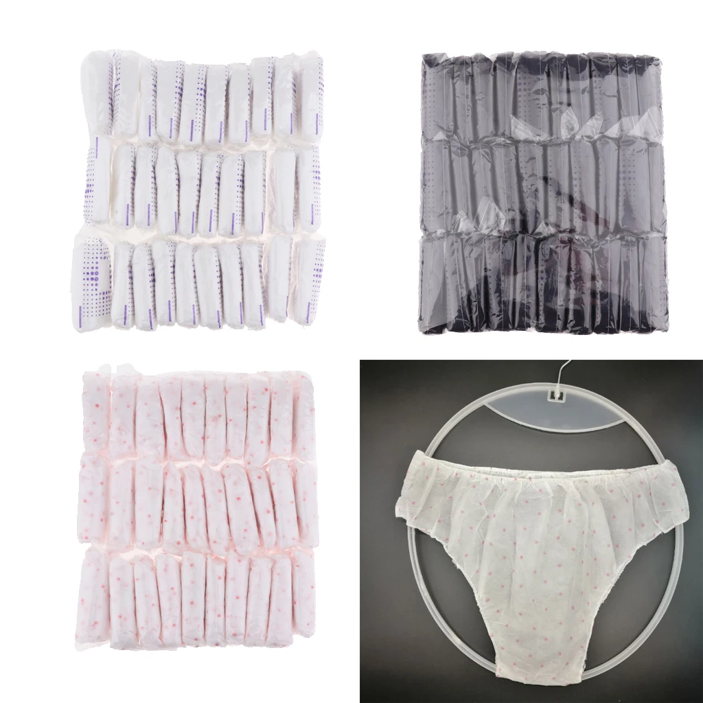 12pcs/set Disposable Briefs For Women Underwear Travelling Postpartum  Panties Non-woven Underpants Female Disposable Underwear - Panties -  AliExpress