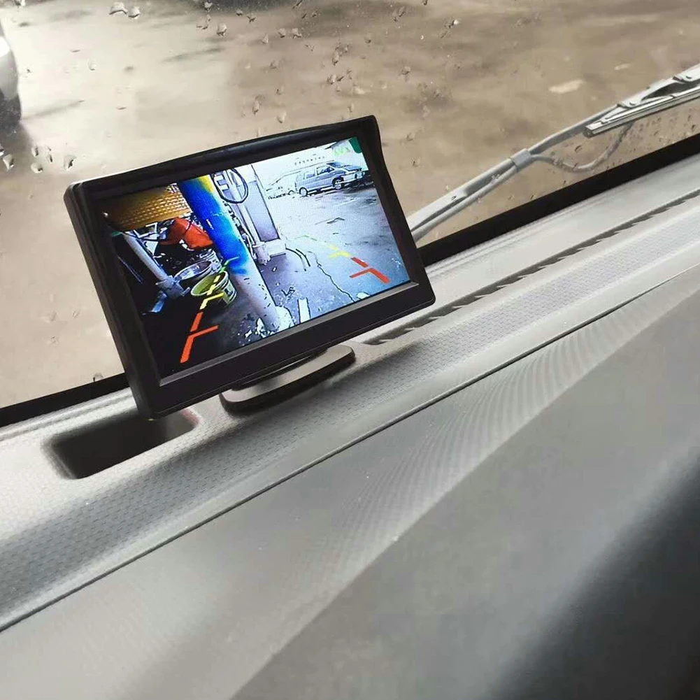 Автомобильный видеорегистратор 4,3 дюймов TFT lcd цифровой дисплей Авто заднего вида камера заднего вида монитор автомобиля dvr камера