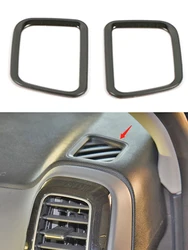 Autocollants de couverture de ventilation de tableau de bord avant, accessoires d'intérieur en acier inoxydable pour citroën C5 Aircross 2017 2018 2019 