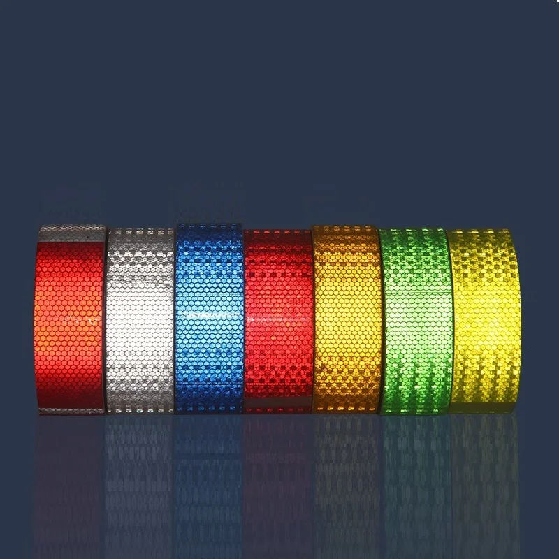 Trucks Trailers Accessories 5cmx3m Reflective car Stickers Adhesive Tape For Trucks Trailers Safety White Red Yellow Reflective