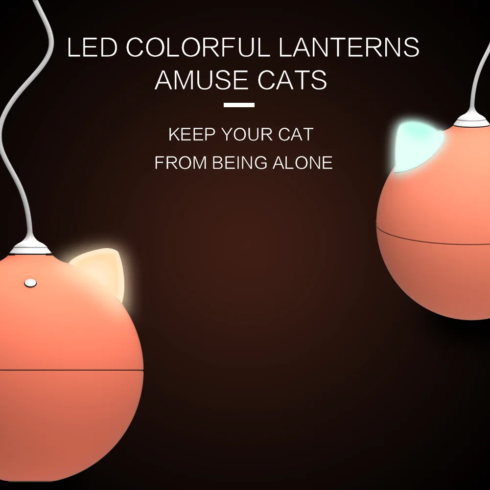 USB Зарядка Электрический прокатный шар игрушка кошка Интерактивный Лазерный магический шар, игрушка для домашних животных игрушка для кошек светодиодный светящийся случайный шар
