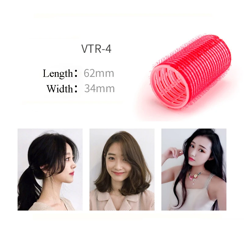 1 шт. случайный цвет большой самохвата бигуди для профессиональных салонов-парикмахерских бигуди мульти размер Профессиональный иструмент для парикмахерской - Цвет: width-34mm