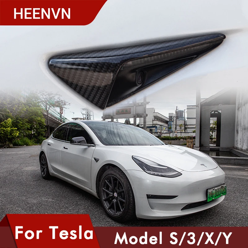 Heenvn 2 шт./компл. защитный чехол для кузова автомобиля камеры Tesla Model 3 2021 аксессуары