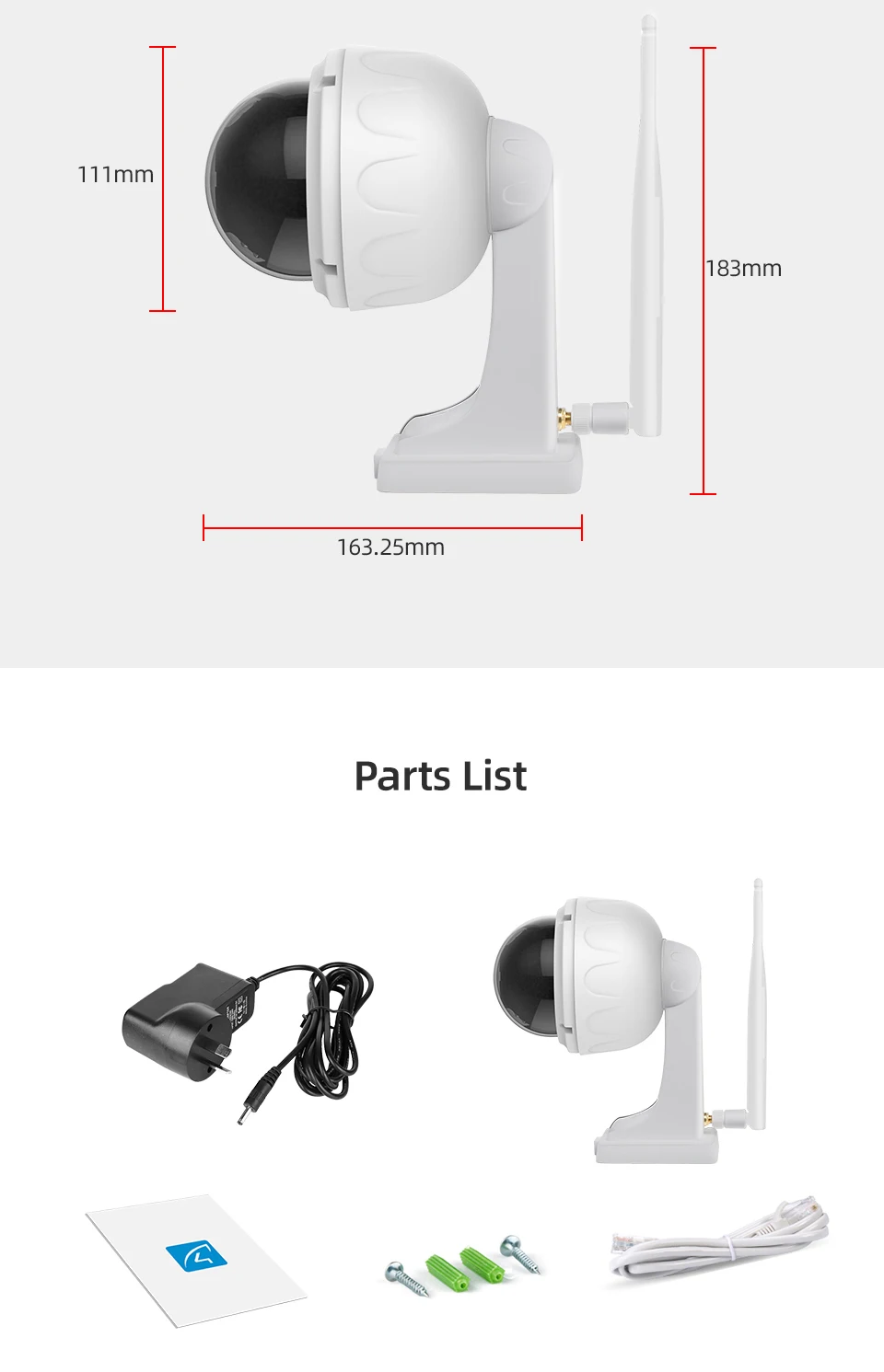 Vstarcam 1080P HD 4X-Zoom ip-камера Встроенный микрофон Wifi Открытый IP66 Металл водонепроницаемый PTZ скорость купольная CCTV IP камера C32S-X4