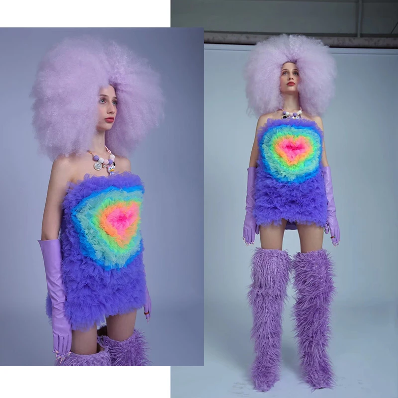 Rhinebow Gogo Tanzerin Kostum Designer Kleidung Westlichen Tragen Festival Outfit Lady Gaga Kostum Blase Kleid Dj Ds Clubwear Dl7820 Aliexpress