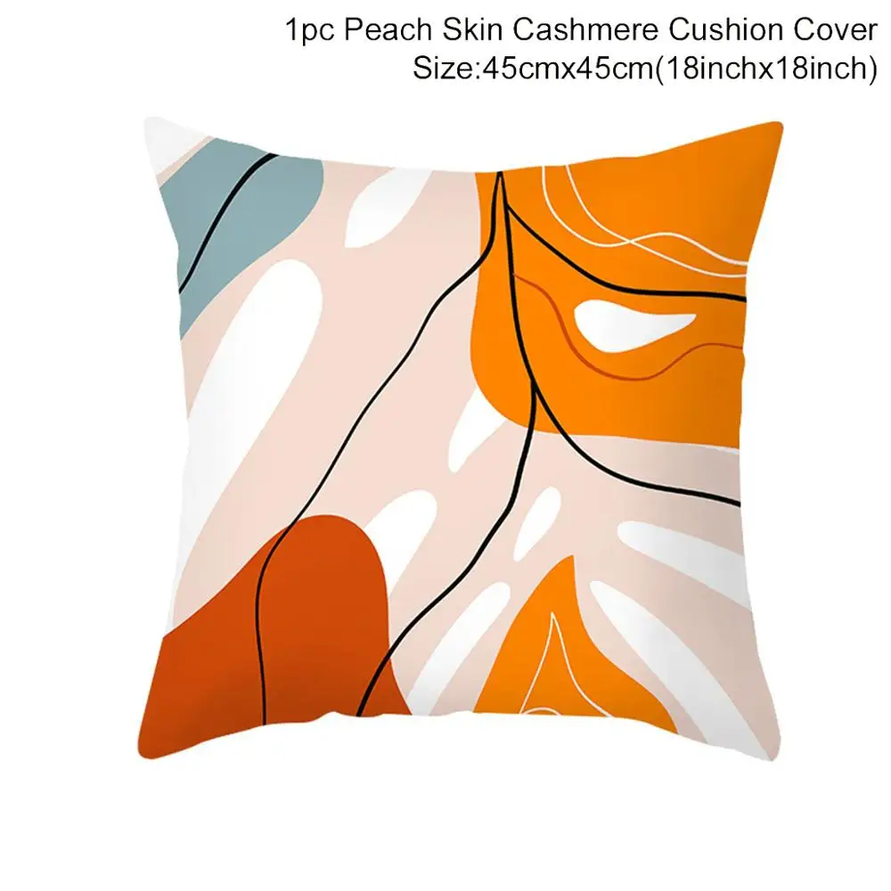 45*45 Polyester Decorative Cushion Cover Coussin Pillow Case Pillow Cover Throw Pillow Home Decor Sofa Seat Cushions for Chair 