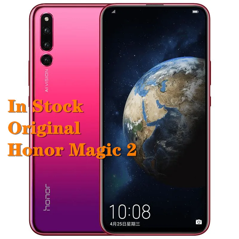 New Original HONOR Magic 2 MobilePhone 6.39" Kirin 980 Magic UI 2.0 Octa Core 8G/ 256G Android 9.0 40W Super Charger Phone