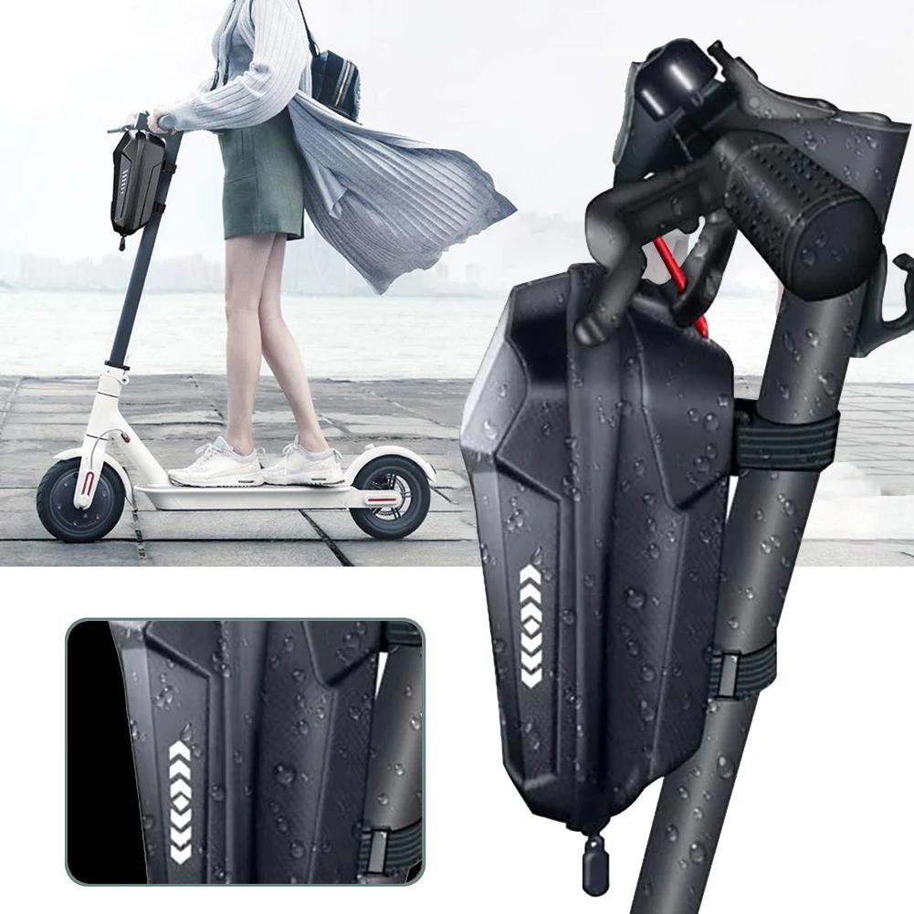 

Handlebar Bag Hard Shell Front Frame Scooter Hanging Bag Waterproof MTB Road Bike Folding Multifunctional Electric Bicycle Bag