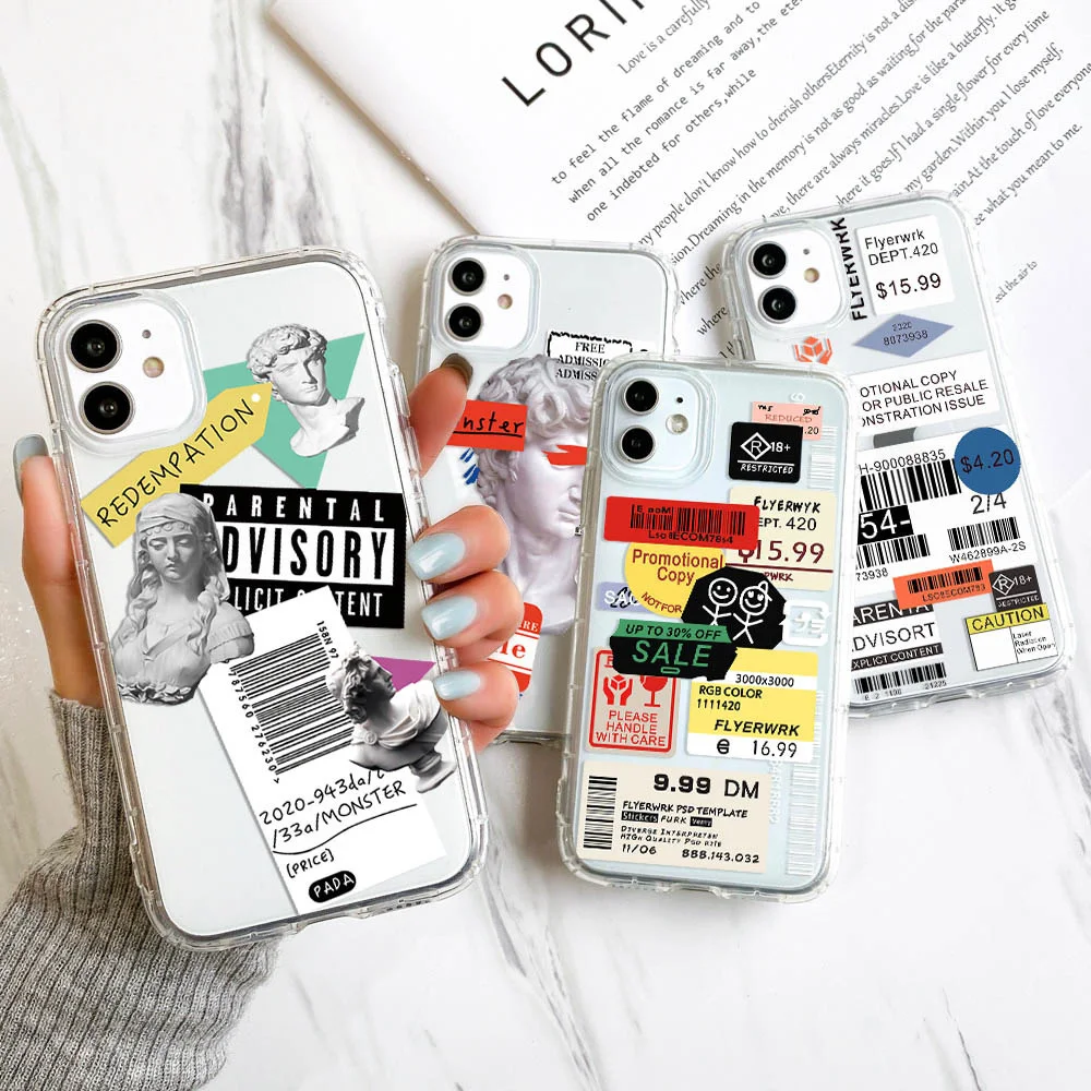 Case For iPhone 11 Cases Silicon TPU Funda For iPhone 11 Pro 12 13 Pro Max 12  13 Mini X XS XR 7 8 Plus 6 6S Plus SE 2020 Cover