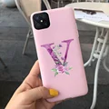 Letter - pink - V