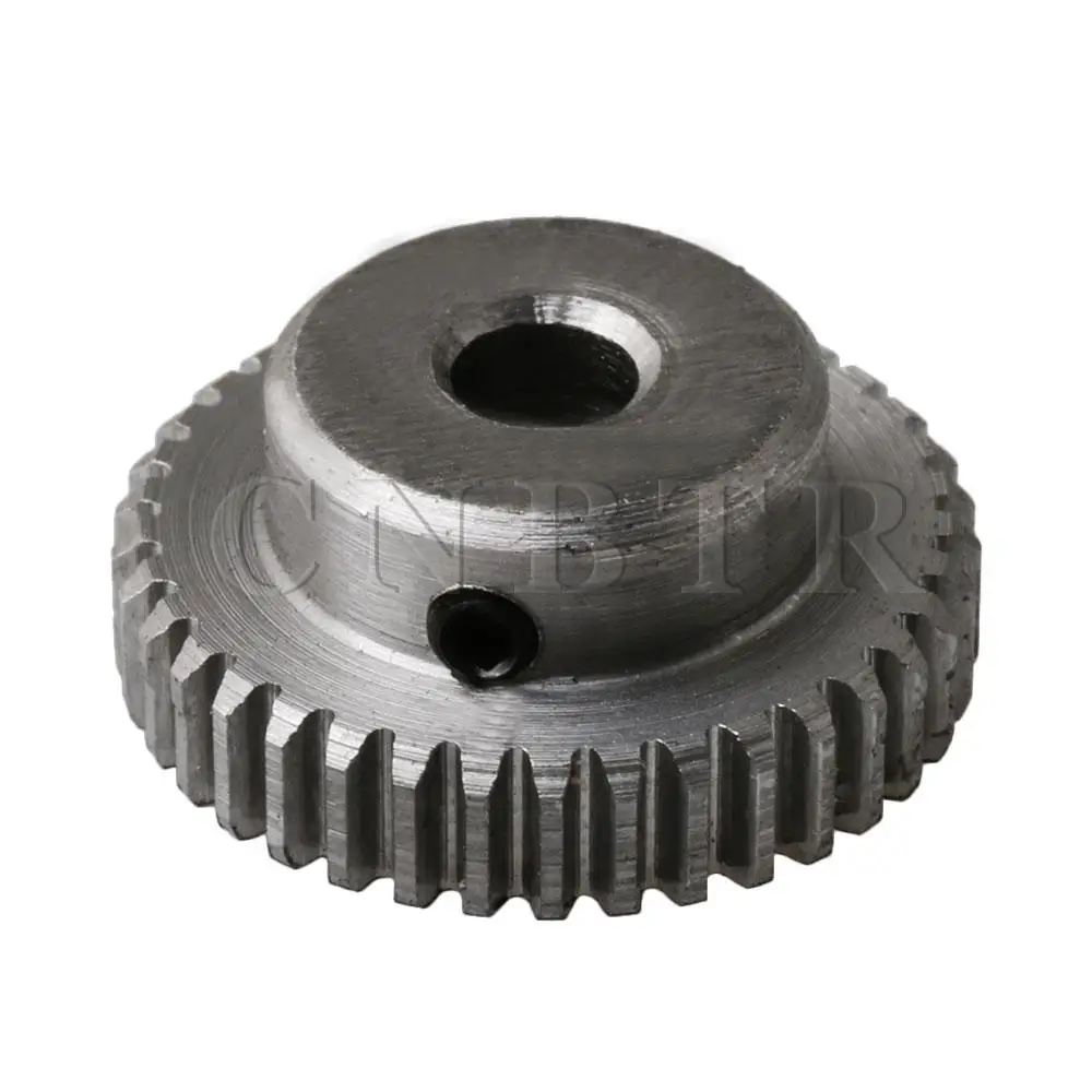 

CNBTR Silver Cylindrical 0.6 Module Racing Motor Gear Pinion Car 37T Teeth