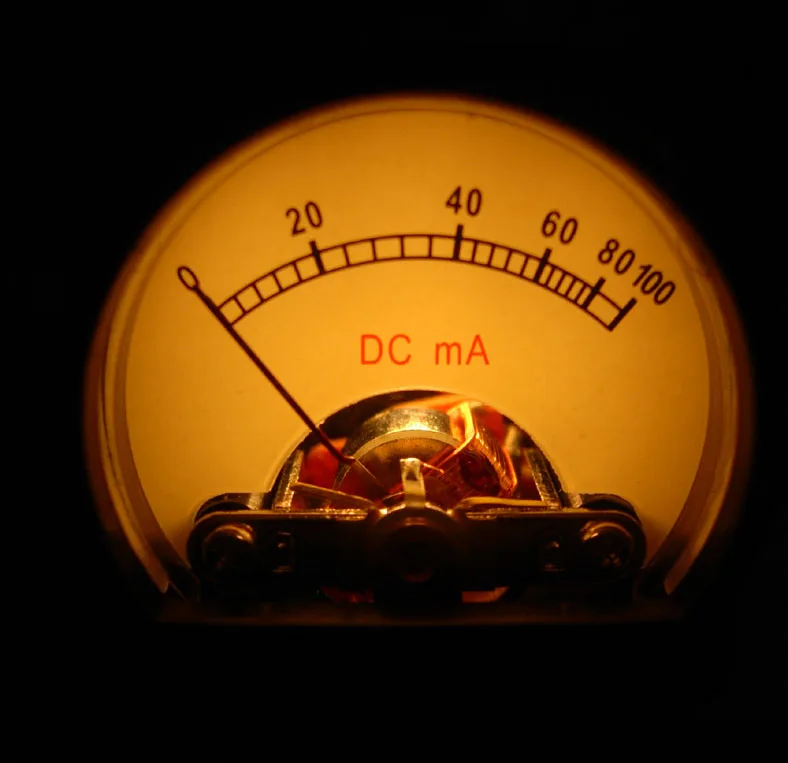 

1pcs 34mm VU Meter 100MA DC Ammeter For Tube Amplifier/ Power Amplifier
