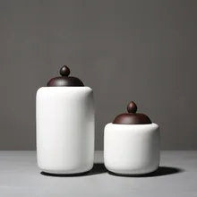 Матовый белый фарфоровый чайный горшок с черной краской, керамический чайник, размер, Китай, кунг-фу, аксессуары для чая, коробка для хранения WF1023210